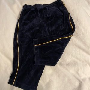 Baby/Toddler Velour Track Stripe Pants